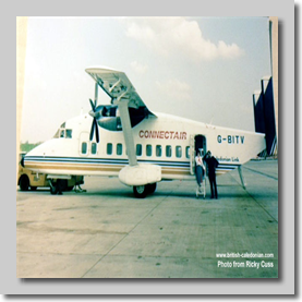 Connectair's G-BITV (Shorts 330)